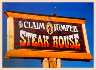 Claim Jumper Steak House  St George - Heber Utah 